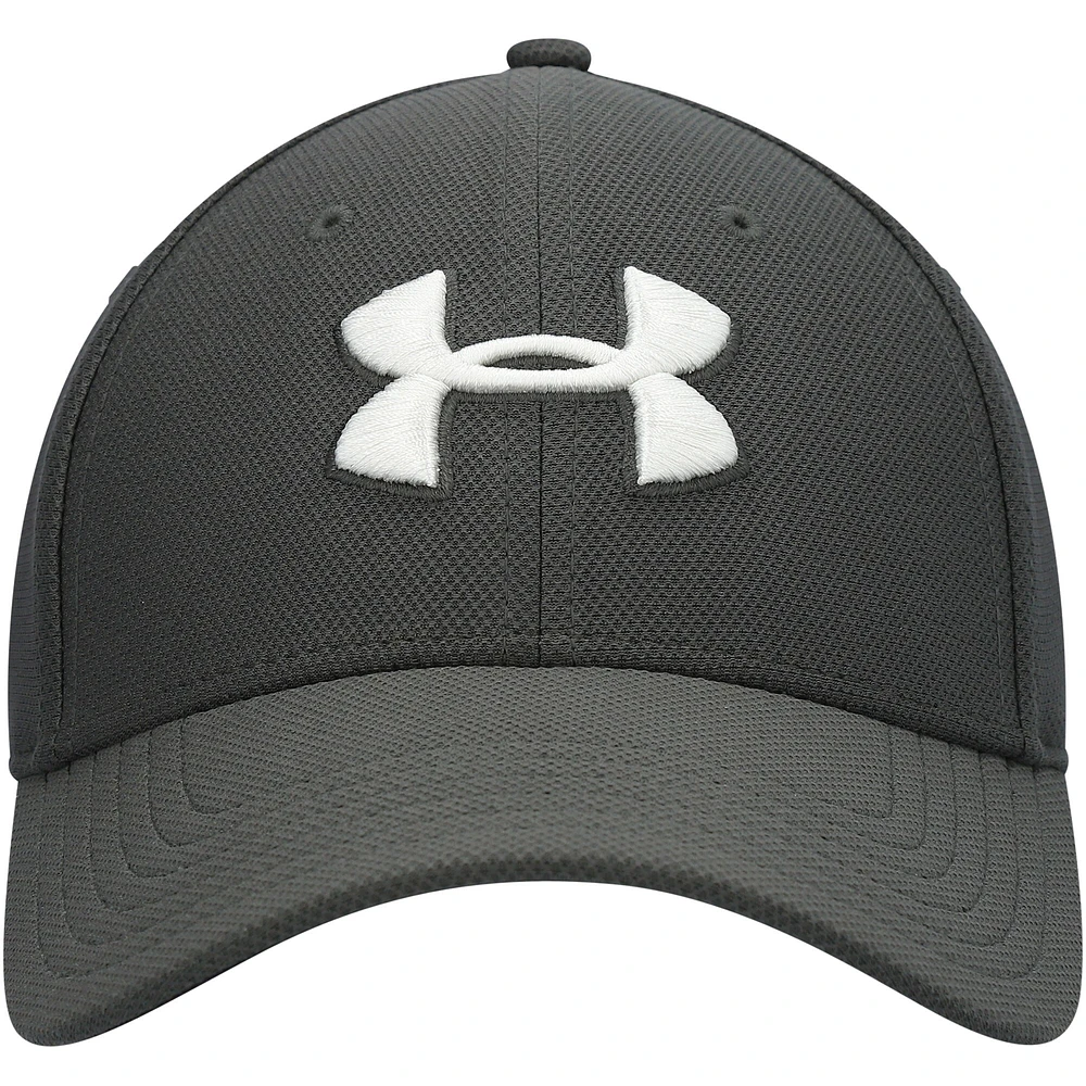 Casquette Under Armour Olive Blitzing 3.0 Performance Flex pour hommes