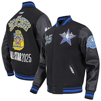 Unisex Pro Standard  Black 2025 NBA All-Star Game Wool Varsity Full-Snap Jacket