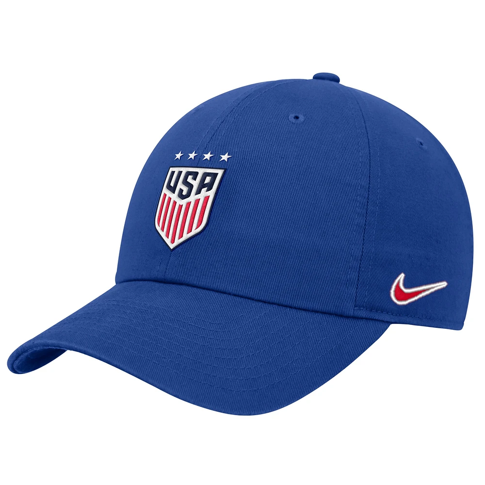 Casquette ajustable Nike bleue USWNT Club unisexe
