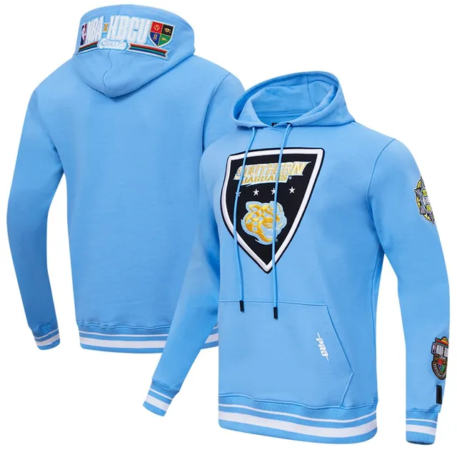 Women's Pro Standard Light Blue Southern University Jaguars 2023 NBA  All-Star Game x HBCU Classic Chenille Crop Pullover Hoodie