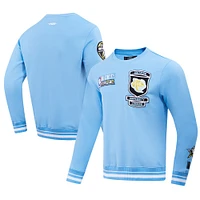 Sweat-shirt unisexe Pro Standard Light Blue Southern University Jaguars 2023 NBA All-Star Game x HBCU Classic Chenille