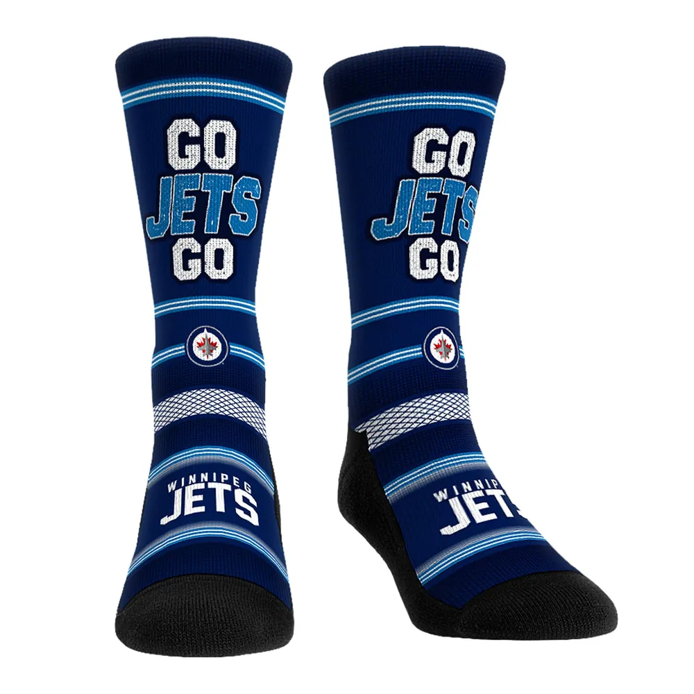 Unisex Rock Em Socks Winnipeg Jets Team Slogan Crew