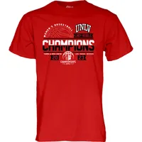 Blue 84 Scarlet UNLV Rebels 2023 Mountain West Women's Basketball Conference Tournament Champions T-Shirt