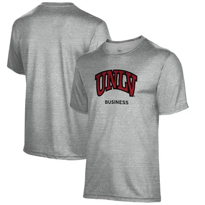 UNLV Rebels Business Name Drop T-Shirt - Gray