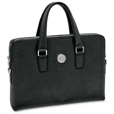 UNLV Rebels Women's Leather Briefcase - Black