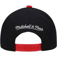 Youth Mitchell & Ness Black/Red UNLV Rebels Logo Bill Snapback Hat