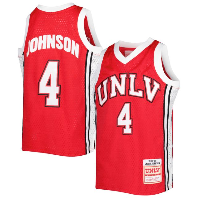 Maillot réplique Swingman Mitchell & Ness Larry Johnson Scarlet UNLV Rebels pour jeunes