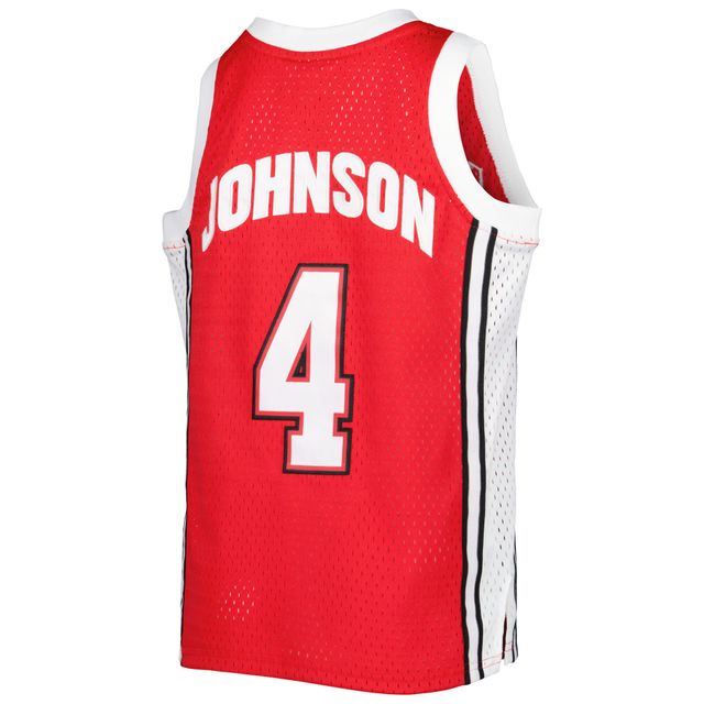 Maillot réplique Swingman Mitchell & Ness Larry Johnson Scarlet UNLV Rebels pour jeunes