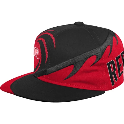 Casquette Snapback Spiral UNLV Rebels Scarlet/Noir pour Jeunes Mitchell & Ness