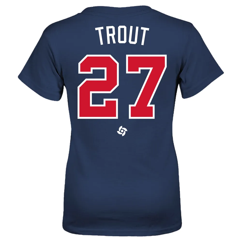 LEGENDS Youth LEGENDS Mike Trout Navy USA Baseball 2023 World Classic Name  & Number T-Shirt