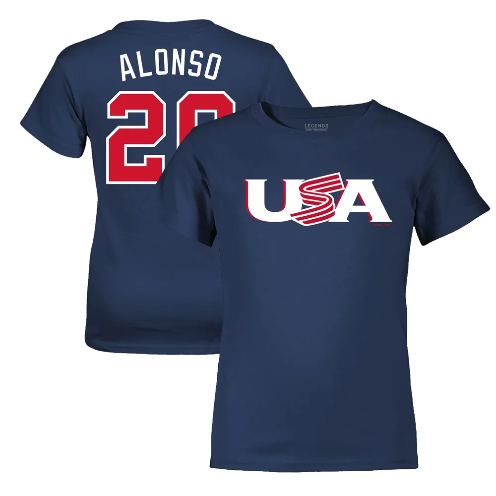 Lids Pete Alonso USA Baseball LEGENDS Youth 2023 World Classic Name &  Number T-Shirt - Navy