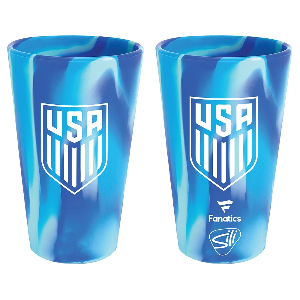 WinCraft USA Football 16oz. Verre à pinte amusant en silicone