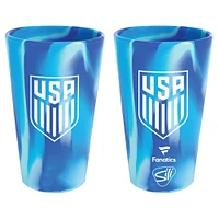 WinCraft USA Football 16oz. Verre à pinte amusant en silicone
