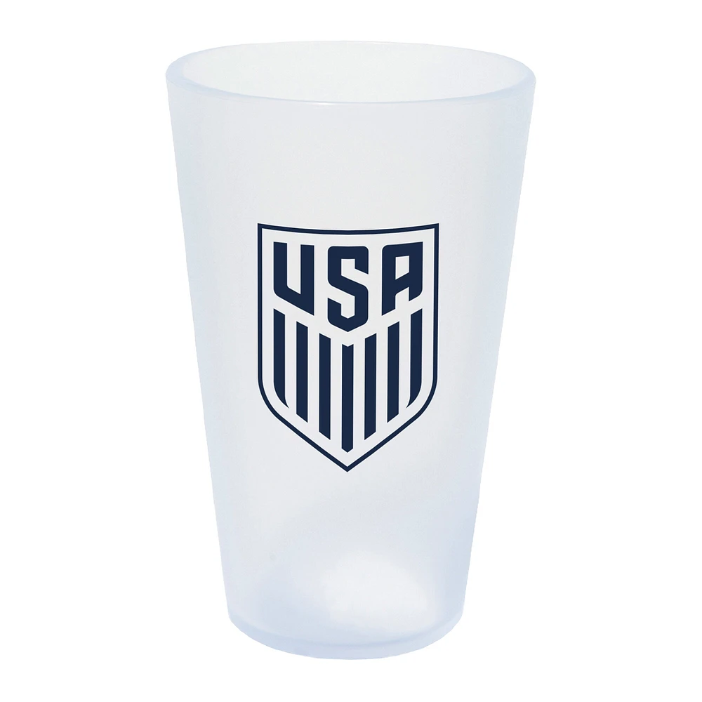WinCraft USA Soccer 16oz. Fun Silicone Pint Glass