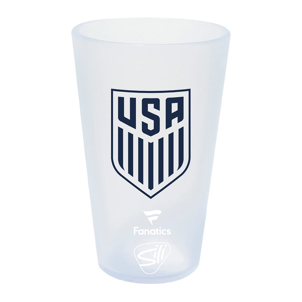 WinCraft USA Soccer 16oz. Fun Silicone Pint Glass