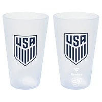 WinCraft USA Soccer 16oz. Fun Silicone Pint Glass