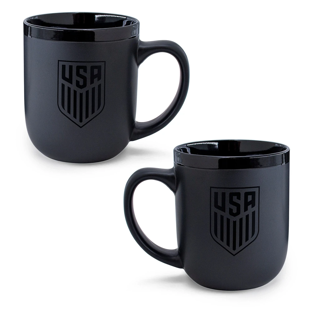 Tasse en céramique ton sur ton WinCraft USA Soccer 17oz