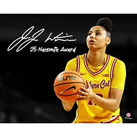 JuJu Watkins USC Trojans Autographed 16" x 20" Free Throw Photograph with "25 Naismith Award" Inscription