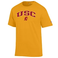 Men's Champion  Gold USC Trojans Arch Over Logo T-Shirt