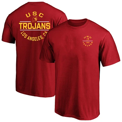 Men's Fanatics  Cardinal USC Trojans Big & Tall Fast Break T-Shirt