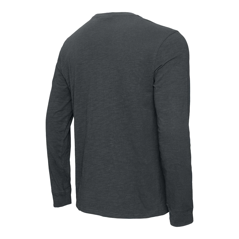 Men's Mitchell & Ness  Charcoal USC Trojans Team Pride Long Sleeve T-Shirt