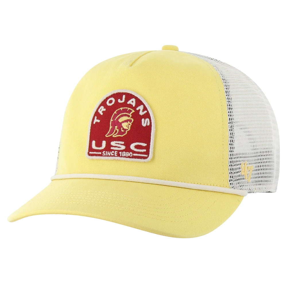 Casquette ajustable pour homme USC Trojans Coastline Hitch Trucker Gold '47