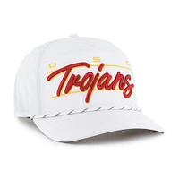 Men's '47 White USC Trojans Condor Hitch brrr° Adjustable Hat
