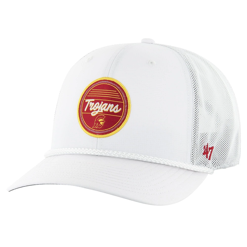 Men's '47 White USC Trojans Fairway Trucker Adjustable Hat