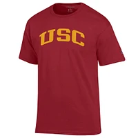 Men's Champion  Cardinal USC Trojans Basic Arch T-Shirt