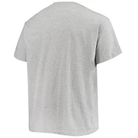 Men's Champion Heathered Gray USC Trojans Big & Tall Arch Over Logo T-Shirt