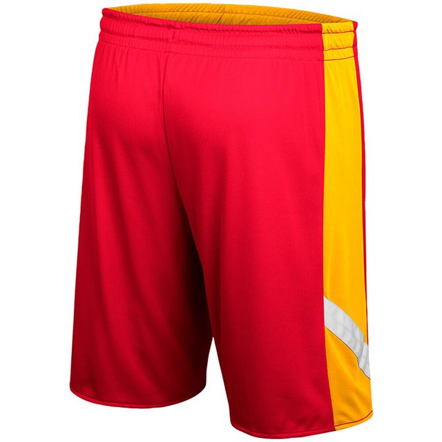 Short réversible Colosseum Cardinal/Gold USC Trojans Am I Wrong pour hommes