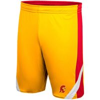 Men's Colosseum Cardinal/Gold USC Trojans Am I Wrong Reversible Shorts