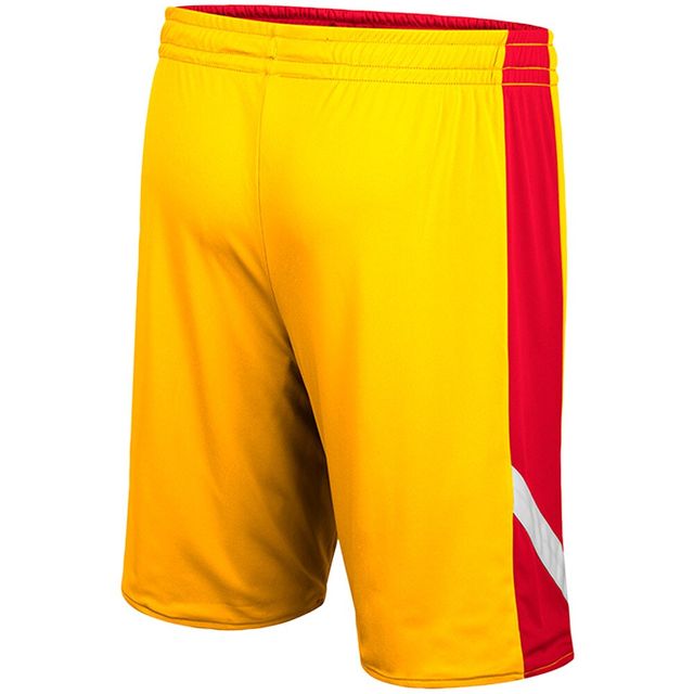 Short réversible Colosseum Cardinal/Gold USC Trojans Am I Wrong pour hommes