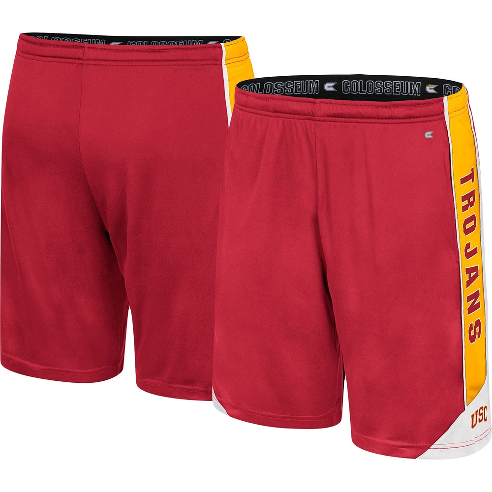 Men's Colosseum Cardinal USC Trojans Haller Shorts