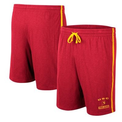 Men's Colosseum Cardinal USC Trojans Thunder Slub Shorts