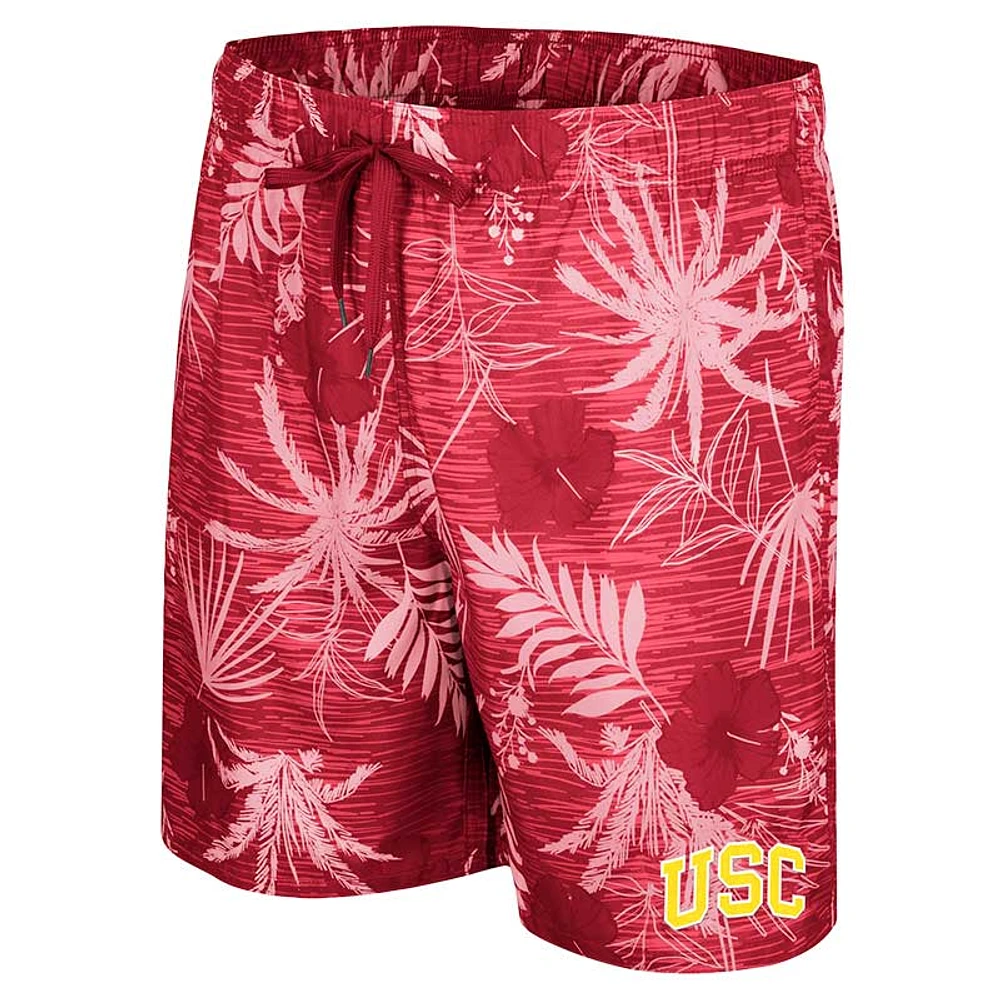 Men's Colosseum Cardinal USC Trojans What Else is New Swim Shorts