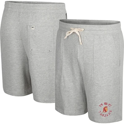 Colosseum Heather Grey USC Trojans Love To Hear This Terry Short pour homme