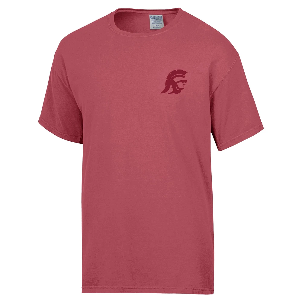 T-shirt ComfortWash Cardinal USC Trojans Palms pour homme