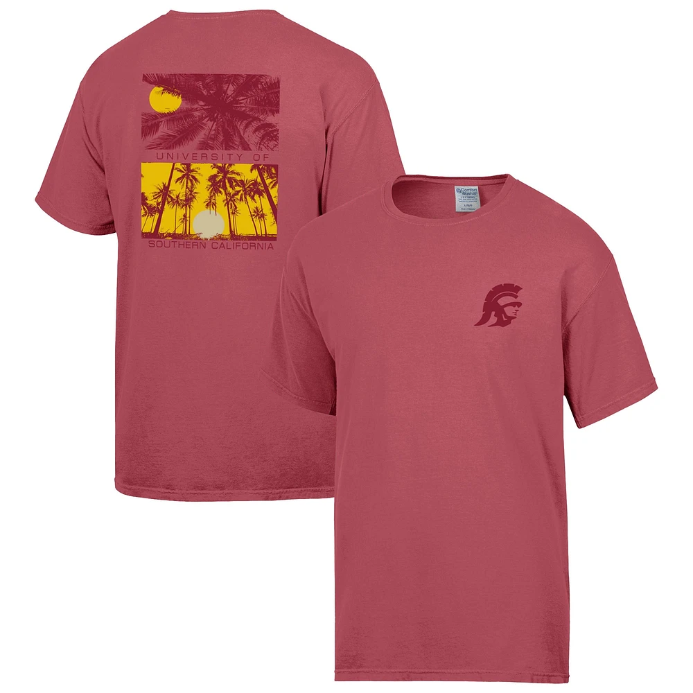 T-shirt ComfortWash Cardinal USC Trojans Palms pour homme