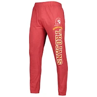 Men's Concepts Sport Cardinal/Charcoal USC Trojans Meter Pullover Hoodie & Pant Sleep Set