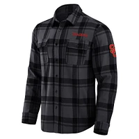 Men's Darius Rucker Collection by Fanatics Black USC Trojans Relaxed Fit Plaid Button-Up Shirt