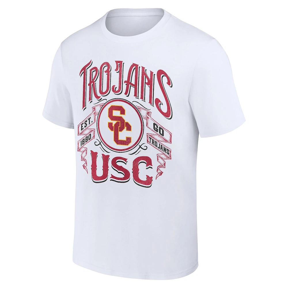 Collection Darius Rucker pour hommes par Fanatics T-shirt blanc USC Trojans Festival