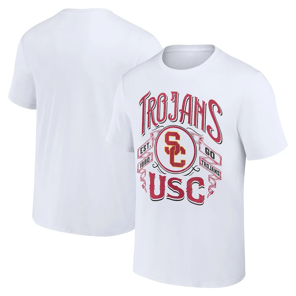 Collection Darius Rucker pour hommes par Fanatics T-shirt blanc USC Trojans Festival