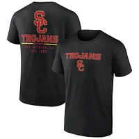 Men's Fanatics Black USC Trojans Game Day 2-Hit T-Shirt