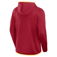 Men's Fanatics Cardinal/Gold USC Trojans Transitional Hoodie T-Shirt