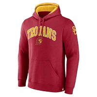 Men's Fanatics Cardinal USC Trojans Arch & Logo Pullover Hoodie