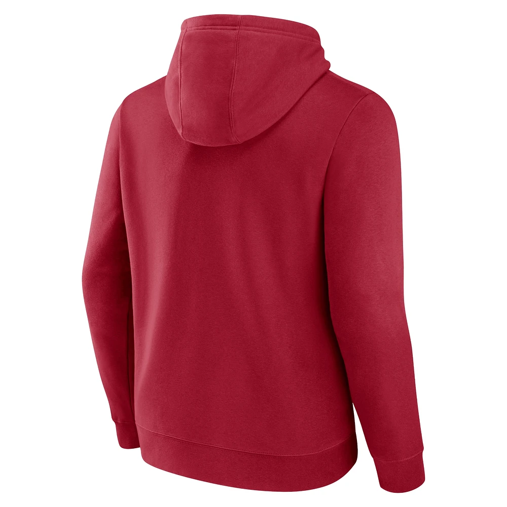 Men's Fanatics Cardinal USC Trojans Arch & Logo Pullover Hoodie