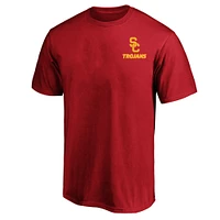 T-shirt délavé idéal pour hommes Fanatics Cardinal USC Trojans Big & Tall