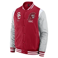 Men's Fanatics  Cardinal USC Trojans Elements Elite Full-Snap Jacket