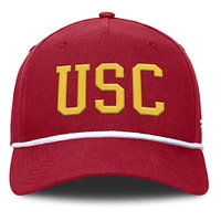 Men's Fanatics Cardinal USC Trojans Foul Ball Rope Adjustable Hat